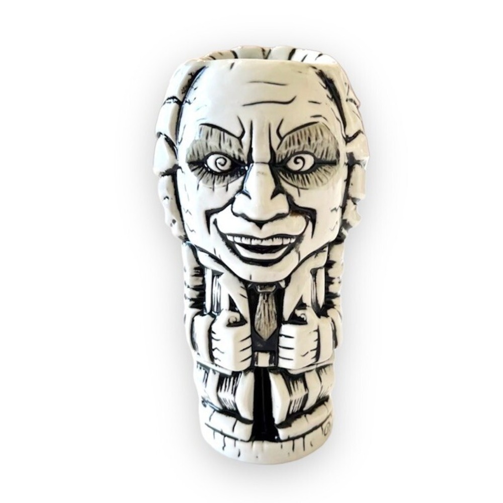 Geeki Tikis Beetlejuice Mug Ceramic Tiki Style Cup 21 Oz Movie Memorabilia Scary